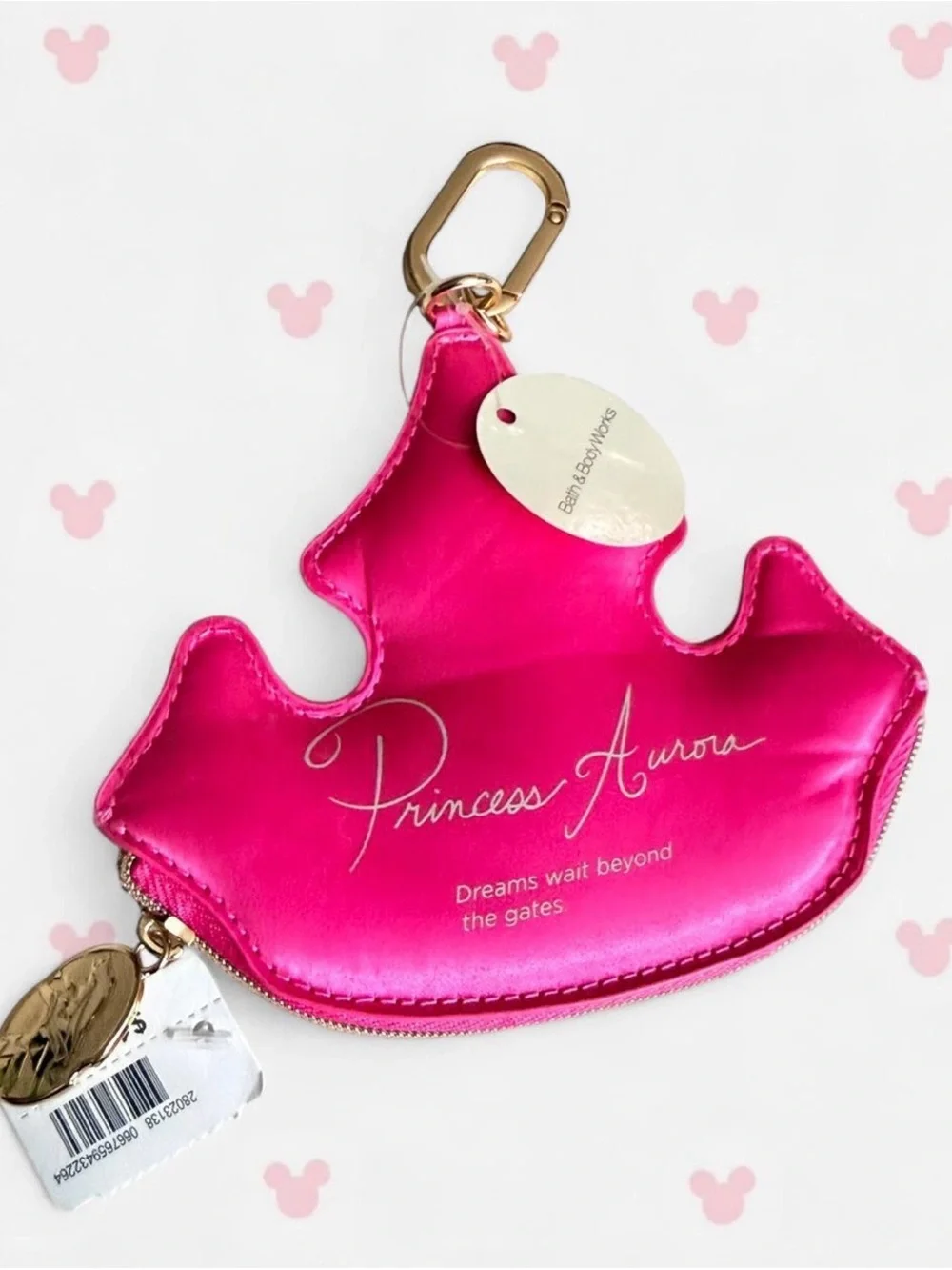 Disney Princess Aurora crown coin pouch